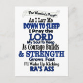 Het gebed van de Warrior...RA Briefkaart (Voorkant)