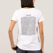 Het gebed van Esther T-shirt (Achterkant)