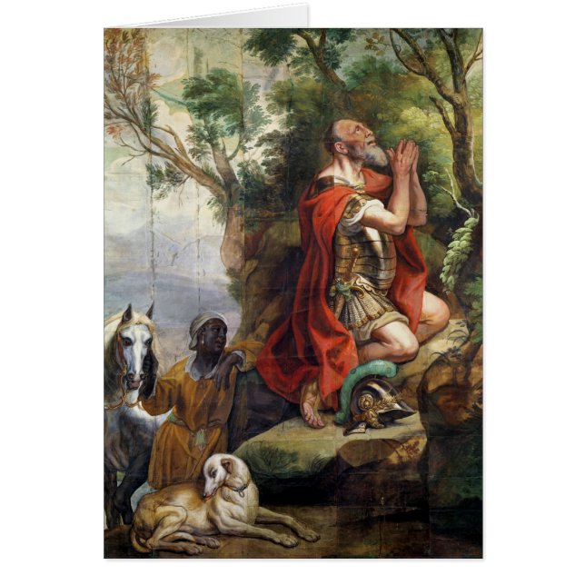 Het gebed van Gideon, cartoon voor tapijten (Voorkant)