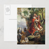 Het gebed van Gideon, cartoon voor tapijten Briefkaart (Voorkant / Achterkant)