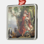 Het gebed van Gideon, cartoon voor tapijten Metalen Ornament (Links)