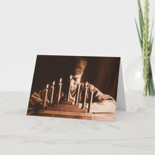 Het gebed van Kwanzaa Feestdagen Kaart (Voorkant)