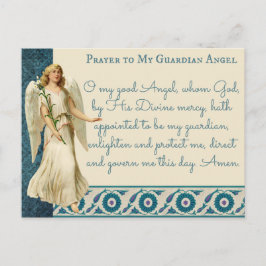 Het gebed van Religieuze Guardian Angel Briefkaart