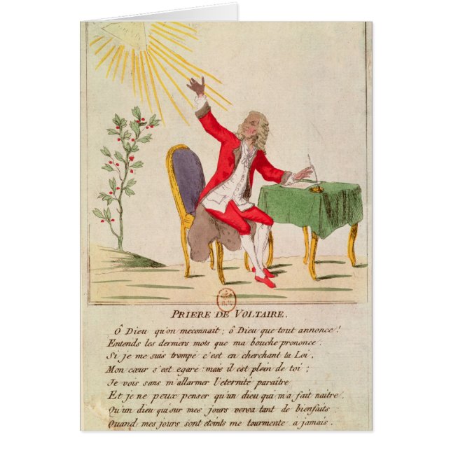 Het gebed van Voltaire (Voorkant)