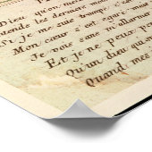 Het gebed van Voltaire Poster (Hoek)