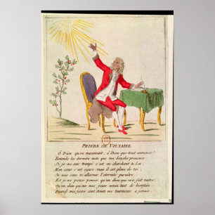 Het gebed van Voltaire Poster