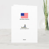 Het Gebed Ver 2 van de wapenstilstandsdag Feestdagen Kaart (Achterkant)