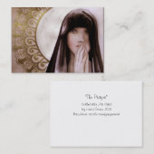 Het gebed visitekaartje (Voorkant / Achterkant)