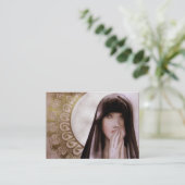 Het gebed visitekaartje (Staand voorkant)