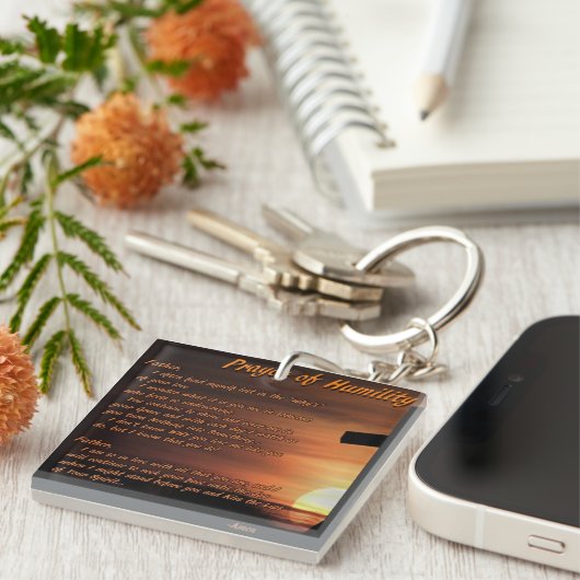 Het gebed voor de sleutelhanger van de Humiliteit (Voorkant Rechts)