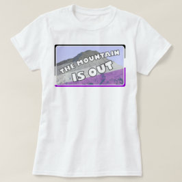 Het gebergte is uit het Shirt