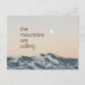 Het gebergte noemt het Photo Briefkaart (Voorkant)