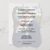 Het gebeurde Minimale Foto enkel Gehuwde Ontvangst Kaart (Achterkant)