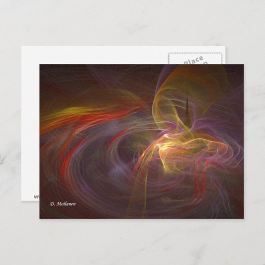 Het gebeuren briefkaart (Voorkant / Achterkant)