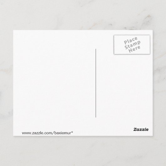 Het gebeuren briefkaart (Achterkant)