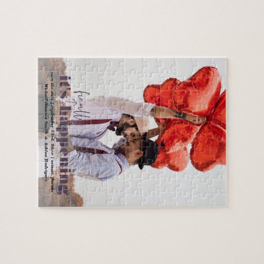 Het gebeurt | Foto opslaan Datum puzzle Legpuzzel (Horizontaal)