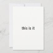 Het gebeurt in een eenvoudige, minimalistische rep kaart (Voorkant)