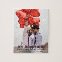 Het gebeurt | Leuk foto save the date puzzel