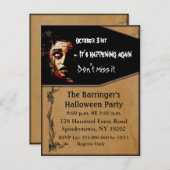 Het gebeurt opnieuw Briefkaart-uitnodiging Uitnodiging Briefkaart (Voorkant / Achterkant)