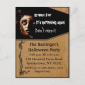 Het gebeurt opnieuw Briefkaart-uitnodiging Uitnodiging Briefkaart (Voorkant)