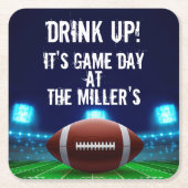 Het Gebied en de Lichten van het Stadium van het f Kartonnen Onderzetters (Voorkant)