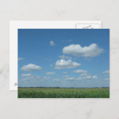 Het Gebied Graan van het Noord- van Dakota Briefkaart (Voorkant / Achterkant)