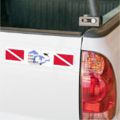 Het gebied van de Grote Meren in de Golf Bumpersticker (Op Truck)