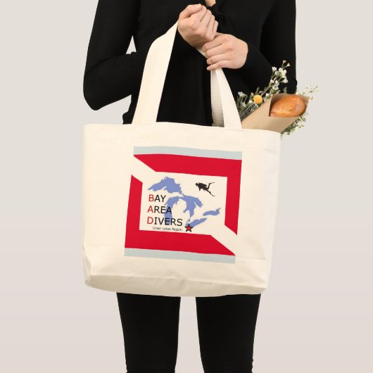 Het gebied van de Grote Meren in de Golf Tote Bag (Voorkant (product))