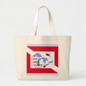 Het gebied van de Grote Meren in de Golf Tote Bag (Voorkant)