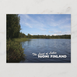 Het gebied van de meren: Suomi Finland Briefkaart