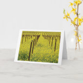 Het Gebied van de mosterd Kaart (Gele Bloem)