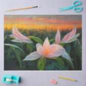 Het gebied van de Ontbinding van Lilys Floral Tissuepapier (Craft)