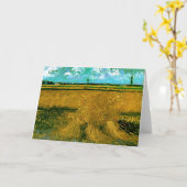 Het Gebied van de tarwe met Schoven, Van Gogh Fine Kaart (Gele Bloem)