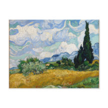 Het Gebied van de Tarwe van Vincent van Gogh met