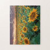 Het Gebied van de zonnebloem in Longmont, Colorado Legpuzzel (Verticaal)