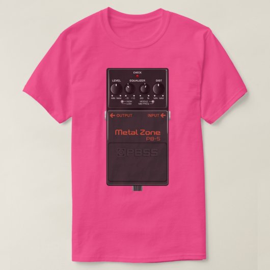 Het gebied van het metaal van het schip t-shirt (Design voorkant)