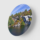 Het Gebladerte van de herfst rond Meer Minnewaska Ronde Klok (Hoek)