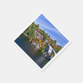 Het Gebladerte van de herfst rond Meer Minnewaska Servet (Hoek)