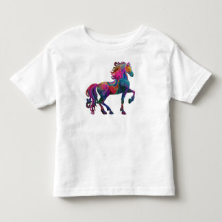 Het Geborduurde Paard Kinder Shirts