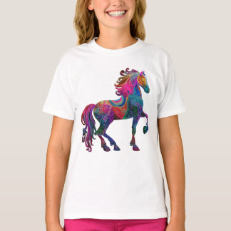 Het Geborduurde Paard T-shirt