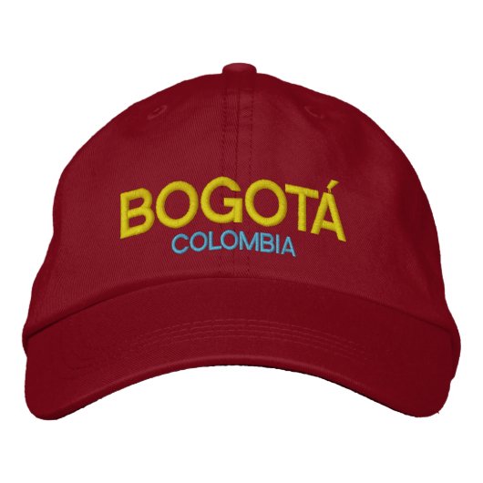 Het Geborduurde Pet van Bogotá Colombia (Voorkant)
