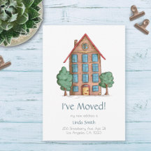 Het Gebouw van de afdeling met Bomen Bewegende Aan