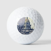Het gebouw van de hoofdstad Denver Golfballen (Voorkant)