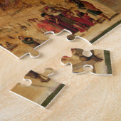 Het gebouw van de toren van Babel (paneel) Legpuzzel (Zijkant)