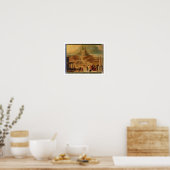 Het gebouw van de toren van Babel (paneel) Poster (Keuken)