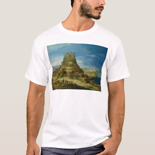 Het gebouw van de toren van Babel T-shirt (Voorkant)