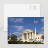 Het gebouw van het Amerikaanse Hooggerechtshof in Briefkaart (Voorkant / Achterkant)