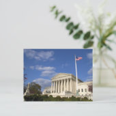 Het gebouw van het Amerikaanse Hooggerechtshof in Briefkaart (Staand voorkant)