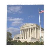 Het gebouw van het Amerikaanse Hooggerechtshof in Notitieblok (Voorkant)