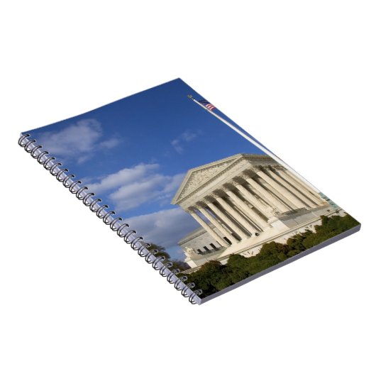 Het gebouw van het Amerikaanse Hooggerechtshof in Notitieboek (Rechterzijde)